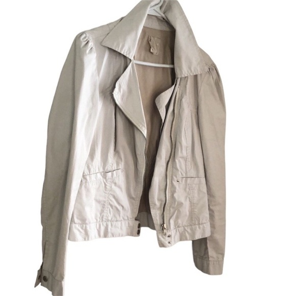 Moto Style Biker Jacket Size Medium - Picture 4 of 12